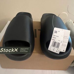 COPY - Onyx Black Yeezy Slides Sz 11